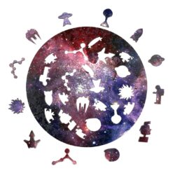Alternative view of Mindful Wooden Jigsaw Puzzle-FASCINATING NEBULA