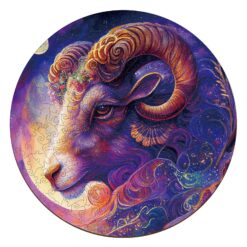 Zodiac Mindful Wooden Jigsaw Puzzle-Aries