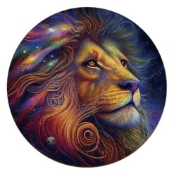 Zodiac Mindful Wooden Jigsaw Puzzle-Leo
