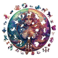Alternative view of Zodiac Mindful Wooden Jigsaw Puzzle-Libra