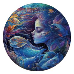 Zodiac Mindful Wooden Jigsaw Puzzle-Pisces