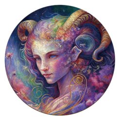 Zodiac Mindful Wooden Jigsaw Puzzle-Taurus