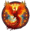Mindful Wooden Jigsaw Puzzle-Phoenix