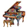 Mindful Wooden Jigsaw Puzzle- Touching piano