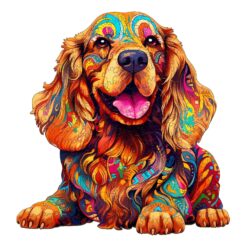 Mindful Wooden Jigsaw Puzzle- Cocker Spaniel