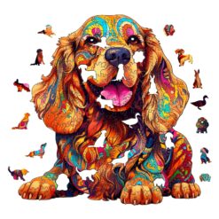 Alternative view of Mindful Wooden Jigsaw Puzzle- Cocker Spaniel