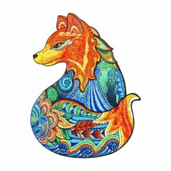 Mindful Wooden Jigsaw Puzzle- LEISURELY FOX