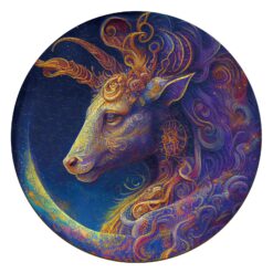 Zodiac Mindful Wooden Jigsaw Puzzle-Capricorn