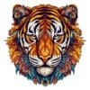 Mindful Wooden Jigsaw Puzzle-Brave Tiger