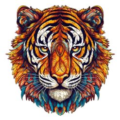 Mindful Wooden Jigsaw Puzzle-Brave Tiger