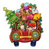 Mindful Wooden Jigsaw Puzzle-CHRISTMAS CAR