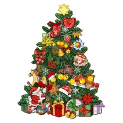 Mindful Wooden Jigsaw Puzzle-CHRISTMAS TREE