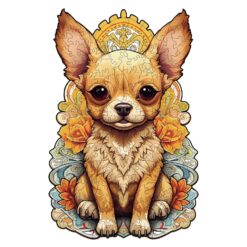 Mindful Wooden Jigsaw Puzzle-Cute Chihuahua-2