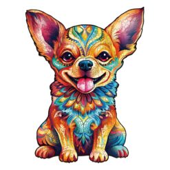 Mindful Wooden Jigsaw Puzzle-Cute Chihuahua