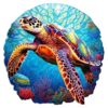 Mindful Wooden Jigsaw Puzzle-DEEP SEA TURTLE-2