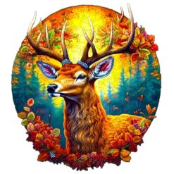 Mindful Wooden Jigsaw Puzzle-DEER OF LIFE-1