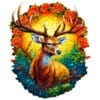 Mindful Wooden Jigsaw Puzzle-Deer of Life-2