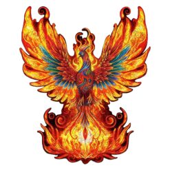 Mindful Wooden Jigsaw Puzzle-Flame-born Phoenix