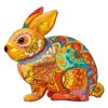 Mindful Wooden Jigsaw Puzzle-LUCKY RABBIT