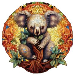 Mindful Wooden Jigsaw Puzzle-Mandala Koala