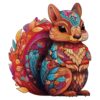 Mindful Wooden Jigsaw Puzzle-Playful Squirrel
