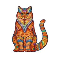 Mindful Wooden Jigsaw Puzzle-TACTFUL CAT