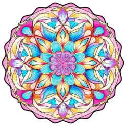Mindful Wooden Jigsaw Puzzle-Datura Flower