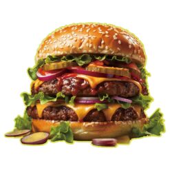 Mindful Wooden Jigsaw Puzzle-Hamburger