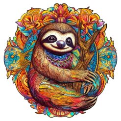 Mindful Wooden Jigsaw Puzzle-HAPPY SLOTH