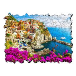 Mindful Wooden Jigsaw Puzzle-ITALIAN RIVIERA
