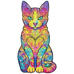 Mindful Wooden Jigsaw Puzzle-Lovely Cat