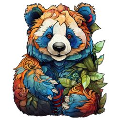Mindful Wooden Jigsaw Puzzle-Lovely Panda