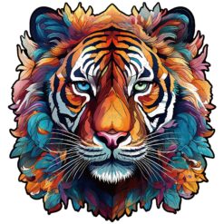 Mindful Wooden Jigsaw Puzzle-Tough Tiger