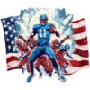 Mindful Wooden Jigsaw Puzzle-American Football