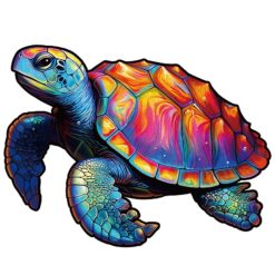 Mindful Wooden Jigsaw Puzzle-Leisure Turtle