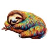 Mindful Wooden Jigsaw Puzzle-Leisurely Sloth