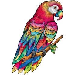 Mindful Wooden Jigsaw Puzzle-Lovely Parrot
