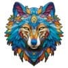 Mindful Wooden Jigsaw Puzzle-Majestic Wolf