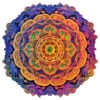 Mindful Wooden Jigsaw Puzzle-Mandala 4