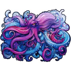 Mindful Wooden Jigsaw Puzzle-Sea Octopus