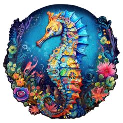 Mindful Wooden Jigsaw Puzzle-Seahorse 2