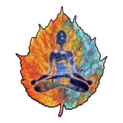 Mindful Wooden Jigsaw Puzzle-Starry Sky Meditation