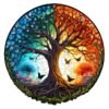 Mindful Wooden Jigsaw Puzzle-YIN YANG TREE OF LIFE-8