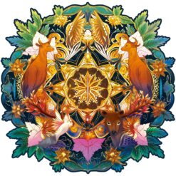 Mindful Wooden Jigsaw Puzzle-The Deer Family