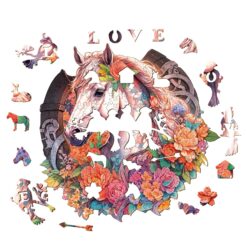 Alternative view of Mindful Wooden Jigsaw Puzzle-The Loyal Horse