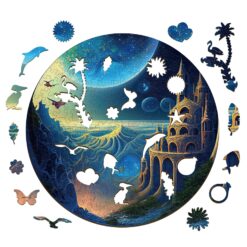 Alternative view of Mindful Wooden Jigsaw Puzzle-Wonderland-3