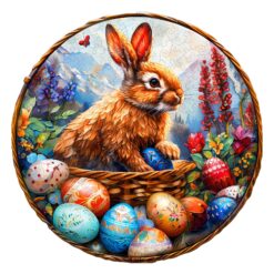 Mindful Wooden Jigsaw Puzzle-Easter Bunny