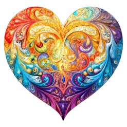 Mindful Wooden Jigsaw Puzzle-Sweet Heart