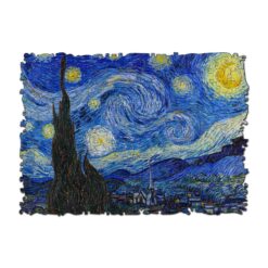 Mindful Wooden Jigsaw Puzzle-The Starry Night
