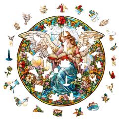Alternative view of Mindful Wooden Jigsaw Puzzle - Angelic Garden